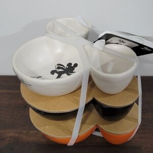 Rae Dunn X Disney Mickey Mouse Halloween Finger Bowls